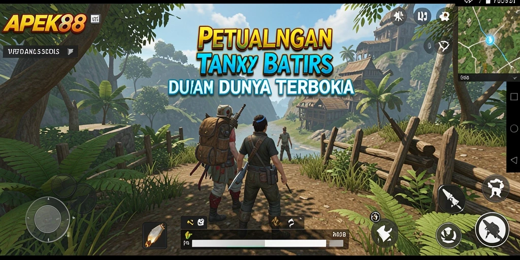 Gameplay menarik dalam dunia terbuka APEK88 yang luas.