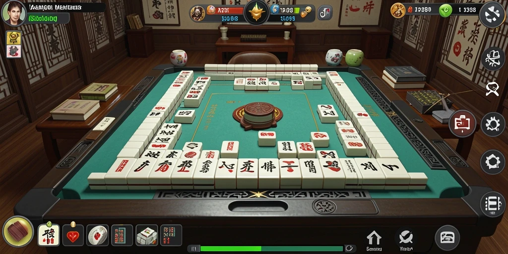 Tampilan screenshot utama API288 menampilkan gameplay Mahjong yang menarik.