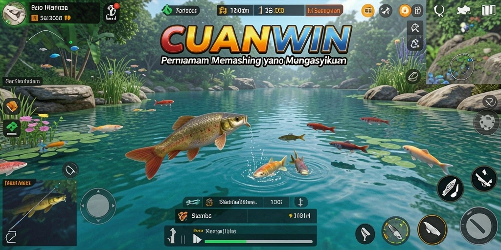 Tangkapan menarik saat bermain CUANWIN dengan gameplay Fishing.