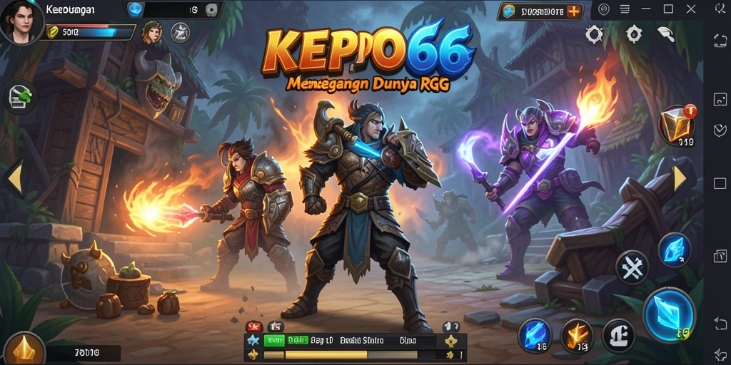 Menampilkan gameplay seru dan menegangkan dalam KEPO66.