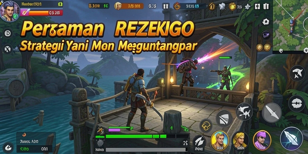 Tampilan gameplay menarik dalam REZEKIGO yang memikat.