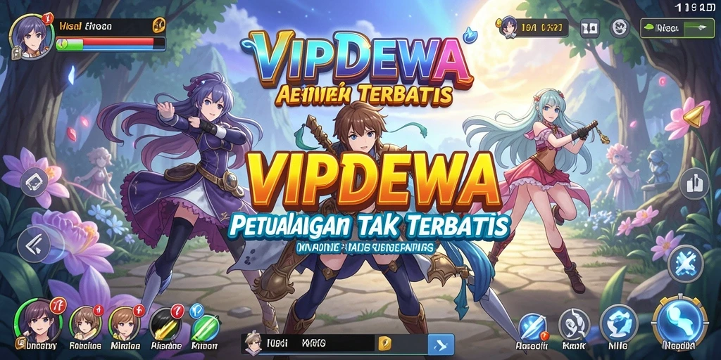 Tampilan menonjol gameplay Anime yang mengesankan dan penuh aksi.